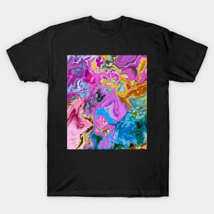 Liquified Flowers T-Shirt